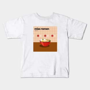 Miso Ramen Japan Street Food Kids T-Shirt